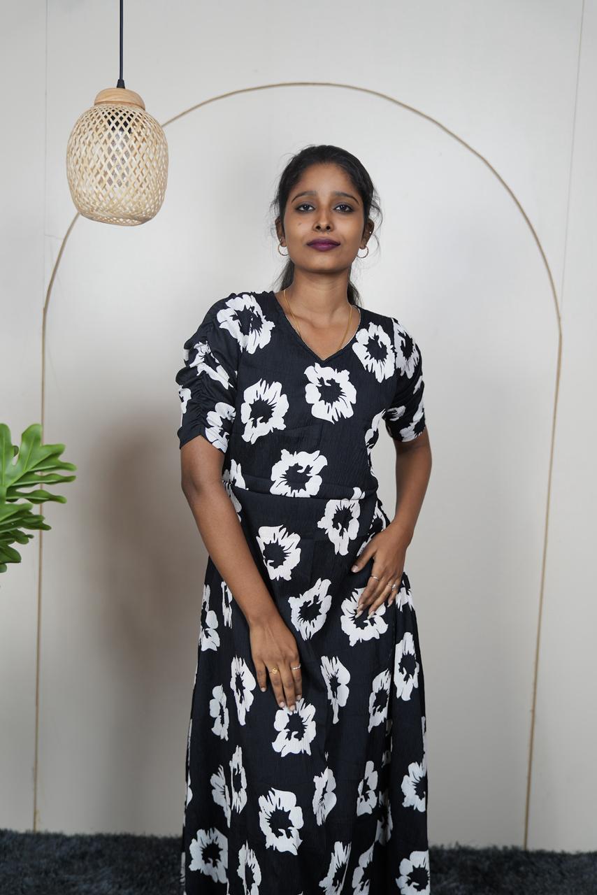 Bold Floral Delta Premium Maxi Dress