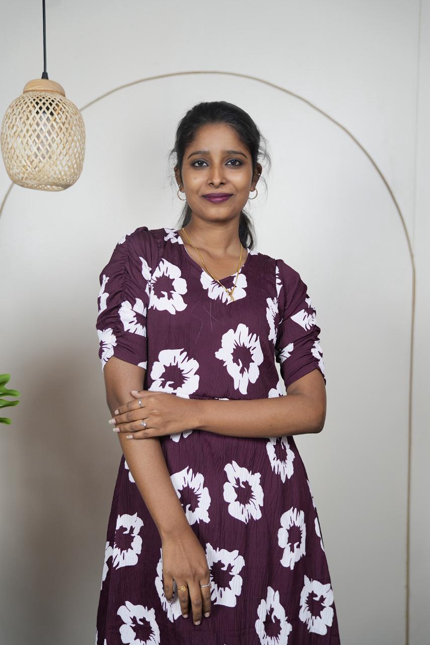 Bold Floral Delta Premium Maxi Dress