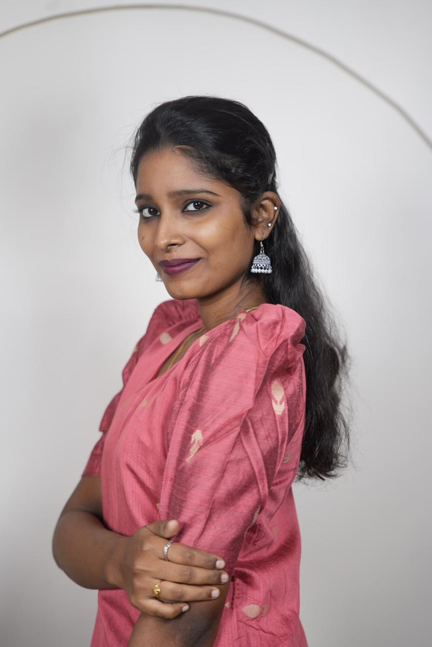 Elegant Dusty Rose Raw Silk Kurti